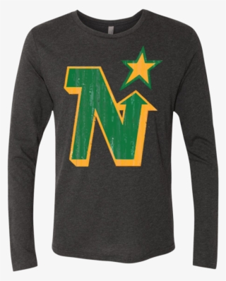 Retro Minnesota North Stars Inspired Men's Triblend #6153847
