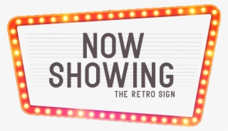 Theatre Cinema Neon Material Signboard Sign Deduction - Retro Theatre #6154407