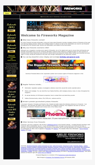 Fireworks Magazine Competitors, Revenue And Employees - Web Page #6154631