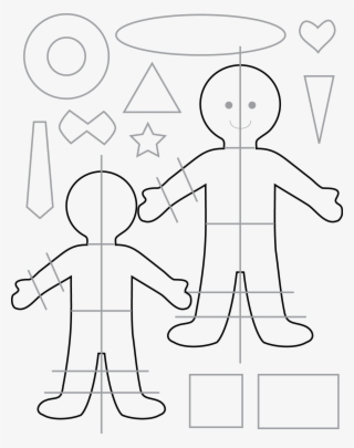 Blank Paper Doll - Printable Felt Doll Patterns #6154636