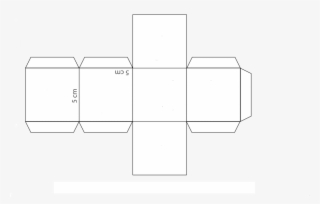 Molde Caixa Cubo Png - Molde De Um Cubo #6157637