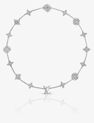 Monogram Necklace In White Gold With Diamonds Via Louis - Louis Vuitton Monogram Necklace #6159377