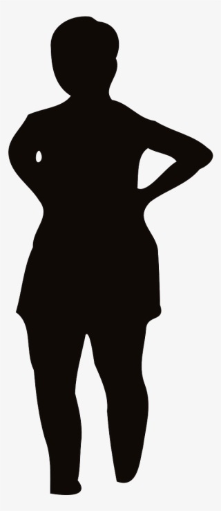 Vector - Old Woman Silhouette Png #6159571