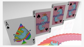 Playing Cards By Handlordz - Rainbow Unicorn Fun Time Playing Cards By Handlordz #6160496