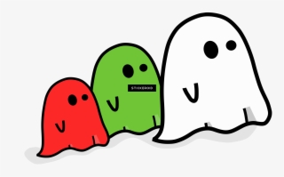 Pacman Pixel Blue Ghost - Cute Halloween Ghost Vector Png #6161229