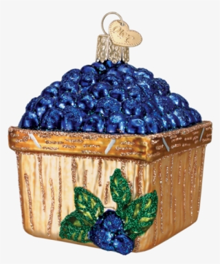 Old World Christmas Basket Of Blueberries #6161867