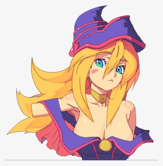 Dark Magician Girl Drawn By - Cartoon #6163271