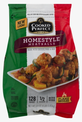 Cooked Perfect Meatballs, Italian Style, Bite Size #6163708