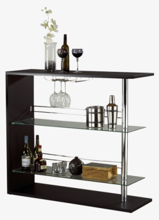 Image For Bar With Glass Shelves - Economax Bar #6165069