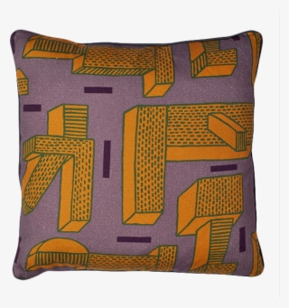 Wh Cushion "in The Grass" Gold/brown Square - Hay Printed Cushion Ndp By Nathalie Du Pasquier #6165653