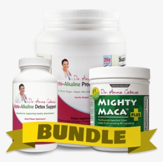 Detox Bundle - Cabeca Health Mighty Maca Greens 2.0 - Delicious, All-natural, #6167306