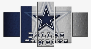 Dallas Cowboys Football Wall Art On Canvas - Dallas Cowboys Framed Canvas #6167898