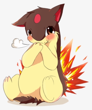 Pokeomon Gotta Catch Em All Quilava Cute Kawaii By - Female Quilava #6169396