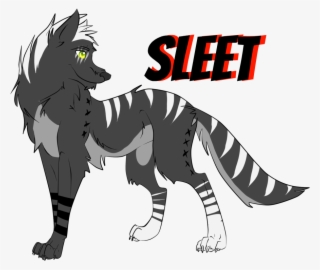 Simple Wolf W Green Eyes Points Adopt By Xpixe-d5mmd0c - Black Wolf Drawing #6170166