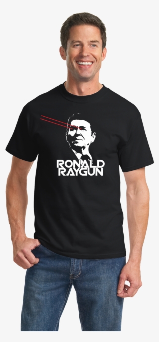 Standard Black Ronald Raygun - Port And Company Essential Tee #6170566
