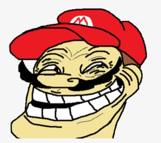 Trollface - Mario Troll Face Png #6171373