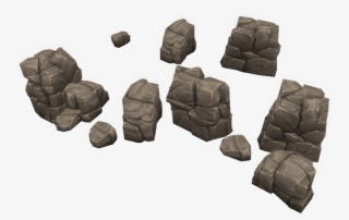 Low Poly Rock Formation - Low Poly Pixel Art Rock #6172829