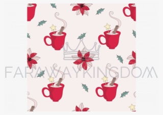 Christmas Mug Seamless Pattern Vector - Cups Christmas Mugs Scrapbook Papers #6173139