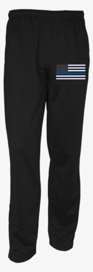 Men's Thin Blue Line Flag Sport Tek Warm Up Track Pants - Tuta Pyrex #6173144
