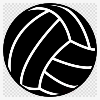 Black Volleyball Clipart Volleyball Clip Art #6174218