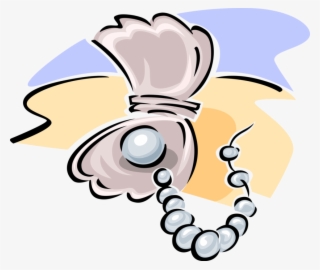 Clam Vector Pearl Illustration - Matthew 13 44 45 Activity Pages #6175080