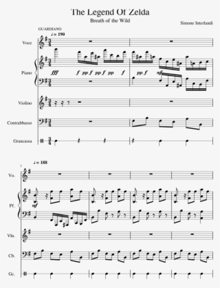 The Legend Of Zelda - Sheet Music #6175398