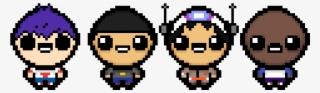 Gorillaz - Binding Of Isaac Rebirth Personnage #6176443