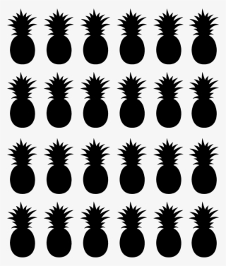 Monocolour Pineapples Wall Sticker - Kids Frock Patterns #6177284