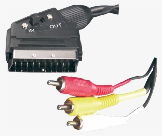 Scart Plug With Switch To 3x Rca Plugs, #6178339
