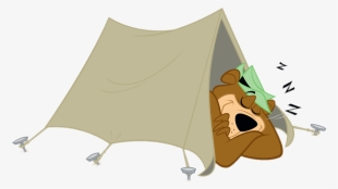 Yogi Bear Sleeping In A Tent - Yogi Bear Sleeping #6179383