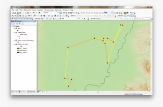 Lines Connecting Sites To The Two Nearest Sites I - Arcgis Editor #6179388