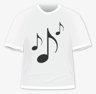 White Music Notes - White And Black Slayer T Shirt #6181372 White Music Notes - White And Black Slayer T Shirt #6181372