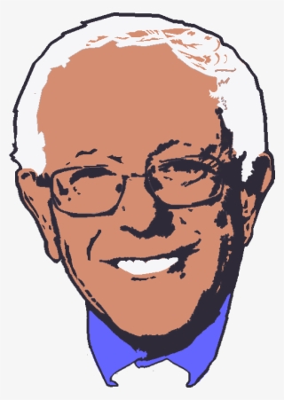 Bernie's Face Clip Art - Bernie Sanders Face Clipart #6181467