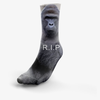 Rip $12 - 00 - Harambe The Gorilla Mask By Rapmasks - 12" X 9" Waterproof #6182441