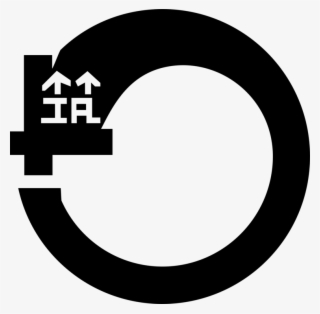 Computer Icons Arrow Rotation Symbol Clockwise - Loop Arrow Icon Png #6184243