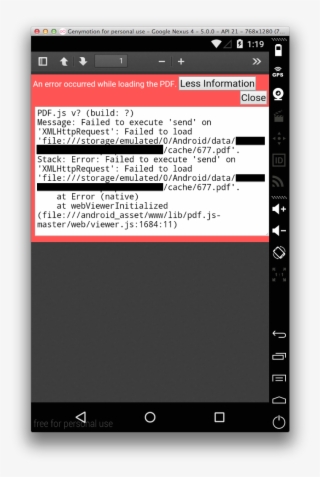 Resulting In The Following Screen - Pdf Js Android Webview #6186271