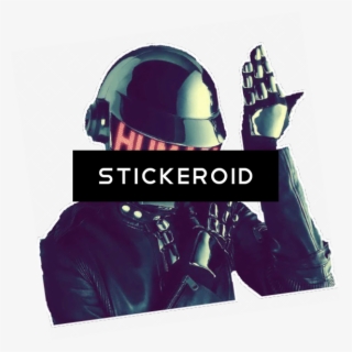 Стикер Daft Punk - Daft Punk Helmets House Music Pop Art 32x24 Print Poster #6186582