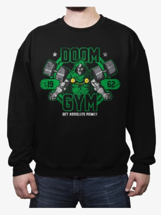 Doom Gym - Crew Neck - Crew Neck - Ript Apparel - Crew Neck #6186962