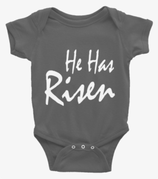 He Has Risen Infant Bodysuit - Tractor (pink) Short-sleeve Onesie | Farm Life Onesie #6187556