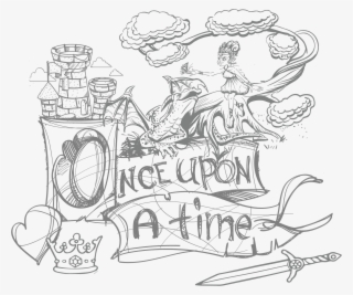 In A Cave At The Bottom Of Wawel Hill There Once Lived - Fairy Tales Black And White #6188046