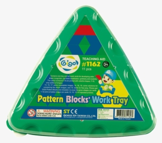 Pattern Blocks' Triangular Work Tray - Triangle #6188501