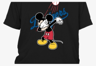Mlb Los Angeles Dodgers Mickey Mouse Dabbing Mlb Baseball - Los Angeles Dodgers #6190107
