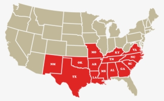 Or Click On A State - Map Of Us Congressional Districts By Party #6190127