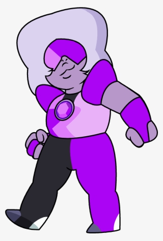 Amethyst As Garnet Deko Kun - Steven Universe Serious Amethyst #6191653