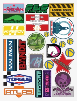 Borderlands Work- We Used These As Stickers At @crisontumblr's - Zipped Hoodie #6192108