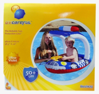 Kid Car Umbrella Float - False Baby Canopy Uv Careful Floater #6192984