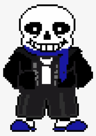 Sans Sprite - Sans Battle Sprite Colored #6196306