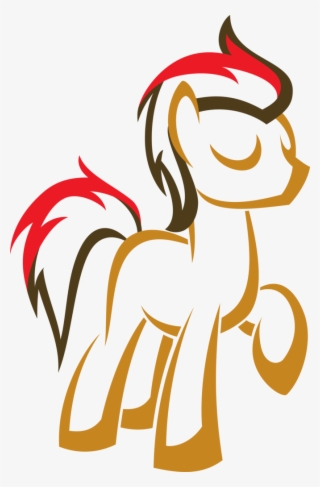 Up1ter, Earth Pony, Eyes Closed, Limited Palette, Lineart, #6198490