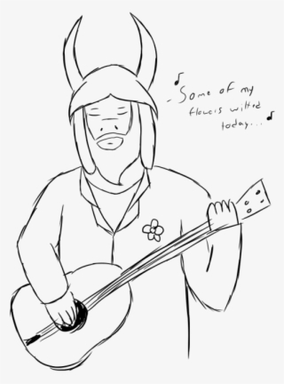 One Big Sad Goat Dad, Coming Right Up - Line Art #6199091