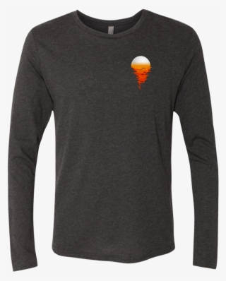 Golf Tshirt Melting Hot Lava Ball Tees - Next Level Triblend Long Sleeve Crew 6071 #6199146